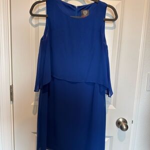 Vince Camuto Royal Blue Asymmetrical Dress